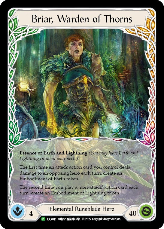 Briar // Briar, Warden of Thorns [XXX011/XXX012] (Flesh and Blood: Promo Cards)
