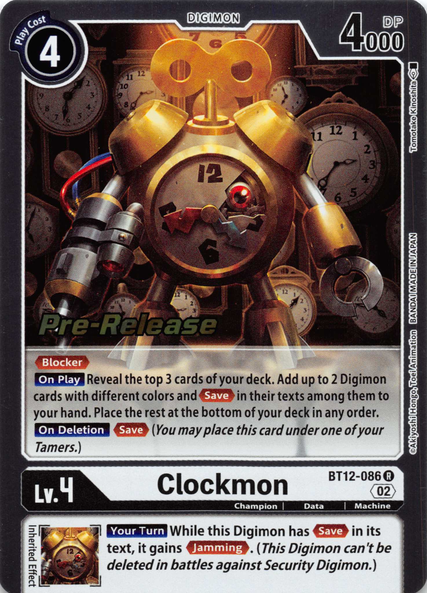 Clockmon [BT12-086] [Across Time Pre-Release Cards] Normal