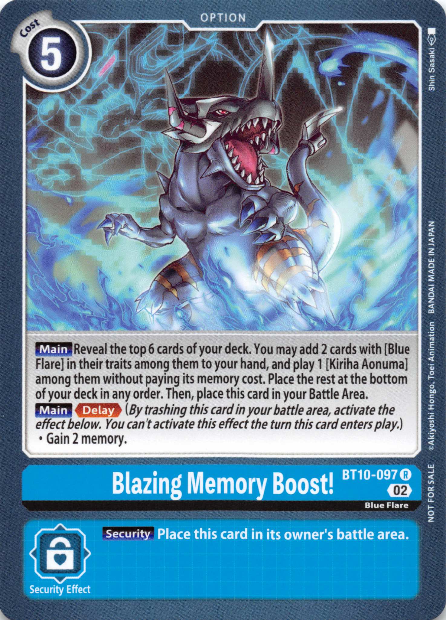 Blazing Memory Boost! [BT10-097] [Revision Pack Cards] Normal
