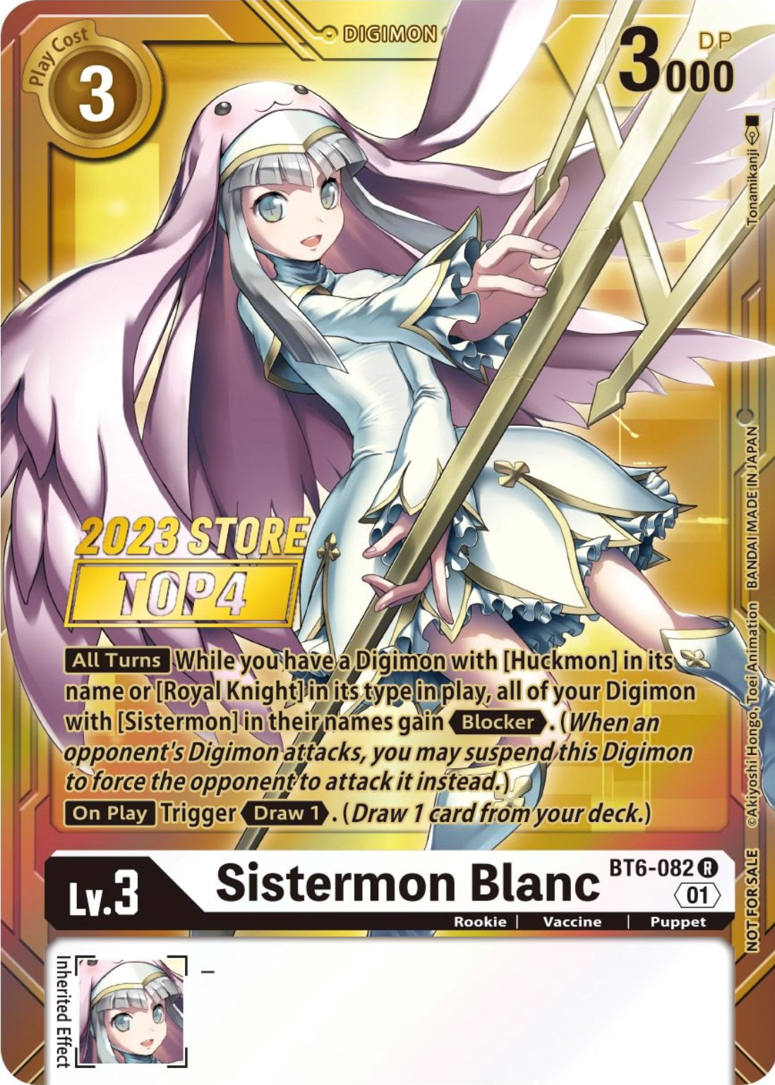 Sistermon Blanc (2023 Store Top 4) [BT6-082] [Double Diamond] Foil