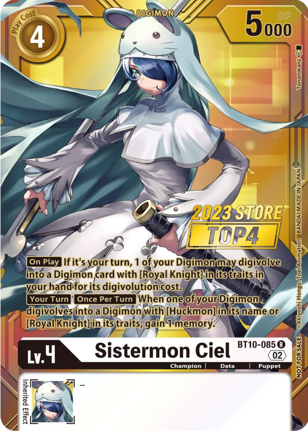 Sistermon Ciel (2023 Store Top 4) [BT10-085] [Xros Encounter] Foil