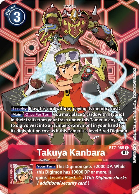 Takuya Kanbara (D-Scanner Alternate Art) [BT7-085] [Next Adventure] Foil