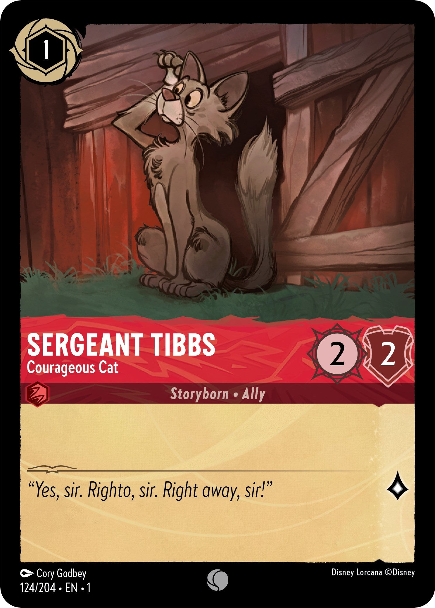 Sergeant Tibbs - Courageous Cat 124/204 (The First Chapter)