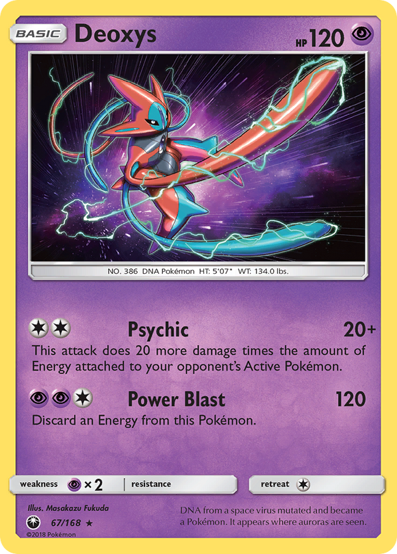 Deoxys (67/168) [Sun & Moon: Celestial Storm] - Duel Kingdom