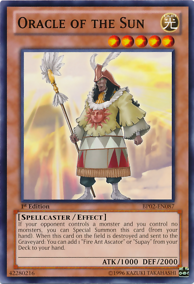 Oracle of the Sun [BP02-EN087] Common - Duel Kingdom