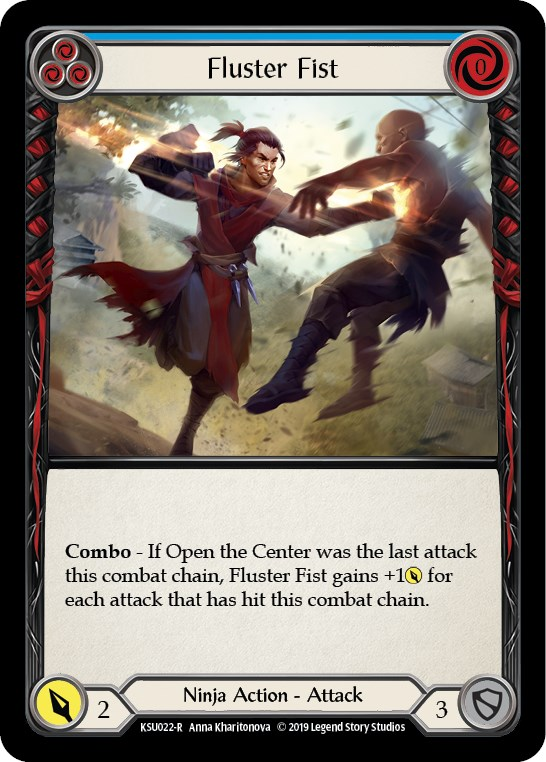 Fluster Fist (Blue) [KSU022-R] 1st Edition Normal - Duel Kingdom