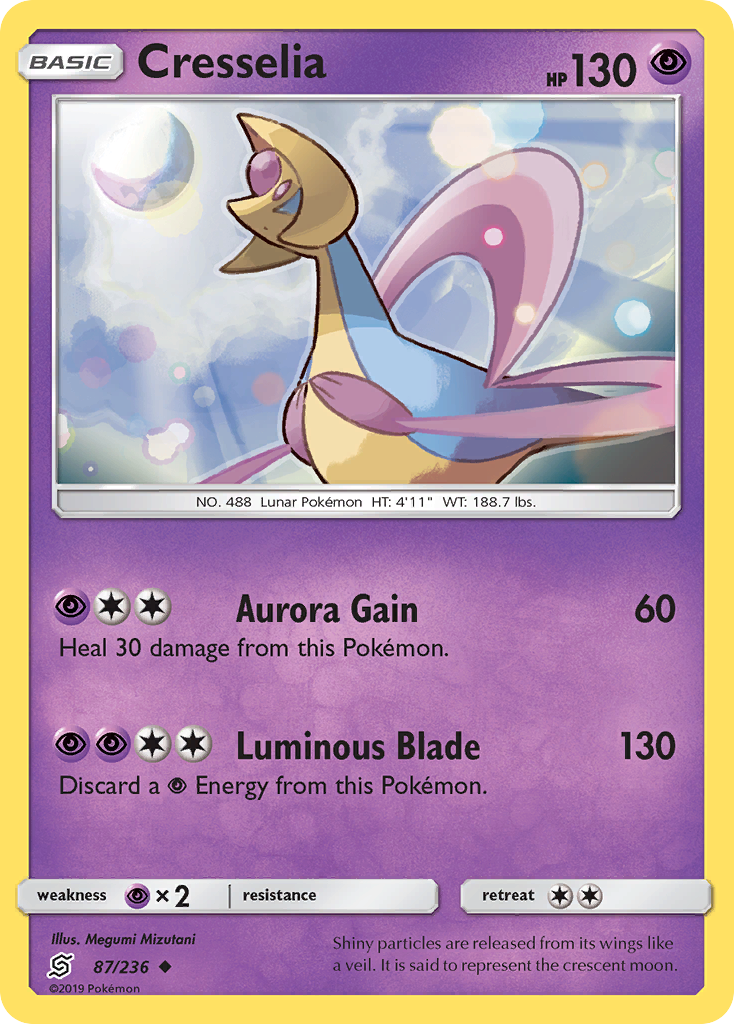 Cresselia (87/236) [Sun & Moon: Unified Minds] - Duel Kingdom