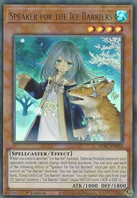 Speaker for the Ice Barriers [SDFC-EN003] Ultra Rare - Duel Kingdom
