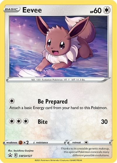 Eevee (SWSH127) [Sword & Shield: Black Star Promos] - Duel Kingdom