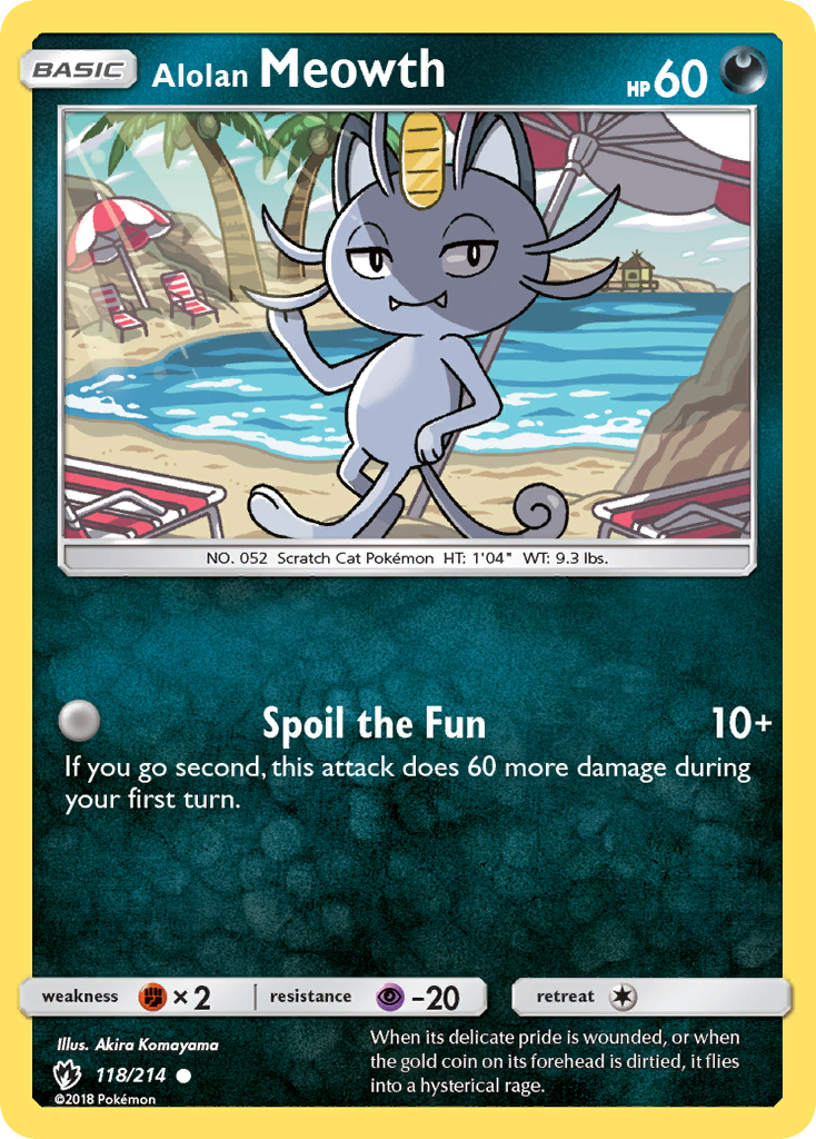 Alolan Meowth (118/214) [Sun & Moon: Lost Thunder] - Duel Kingdom