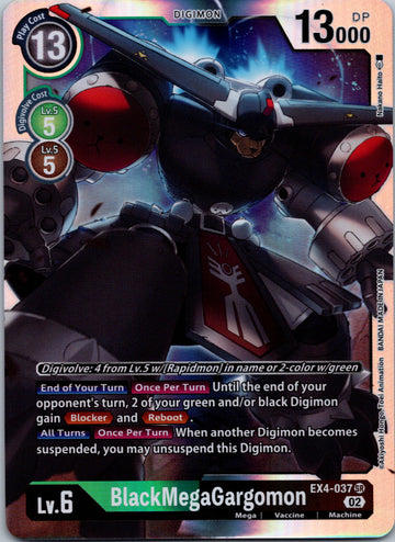 BlackMegaGargomon [EX4-037] [Alternative Being Booster] Foil