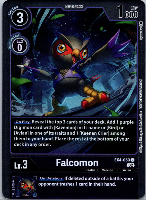 Falcomon [EX4-053] [Alternative Being Booster] Foil