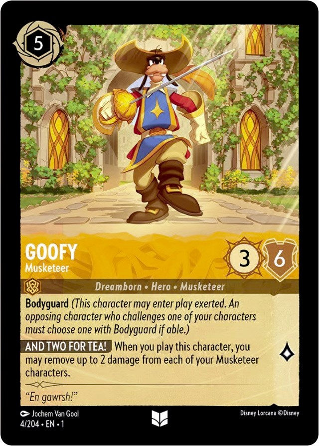 Goofy - Musketeer 4/204 (The First Chapter) Cold Foil