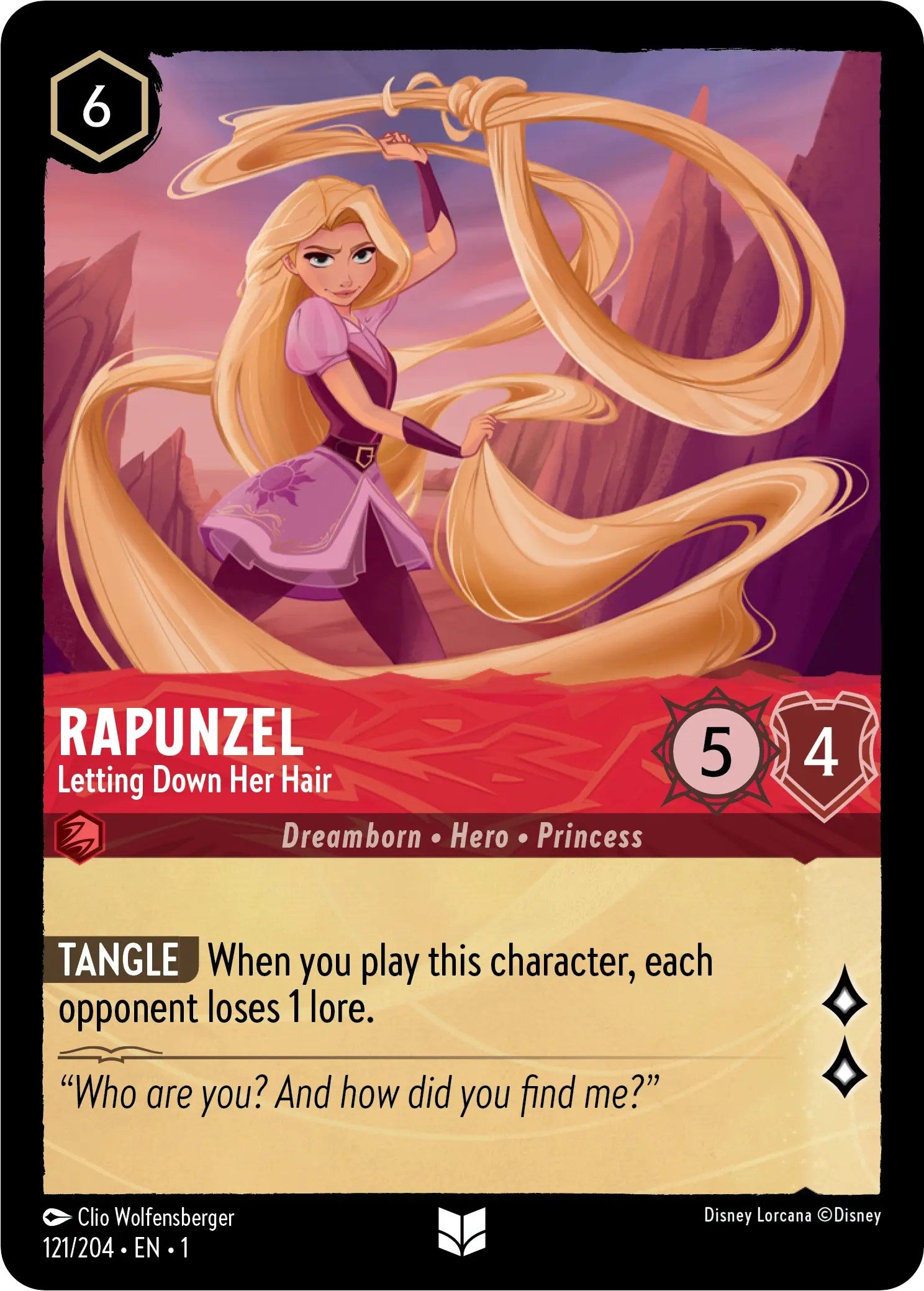 Rapunzel - Letting Down Her Hair 121/204 (The First Chapter) Cold Foil