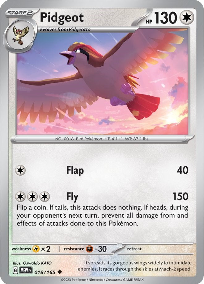 Pidgeot (18/165) [Scarlet & Violet:  151]