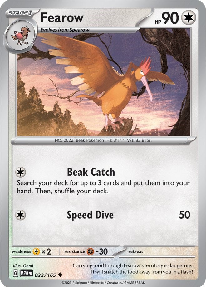 Fearow (22/165) [Scarlet & Violet:  151]