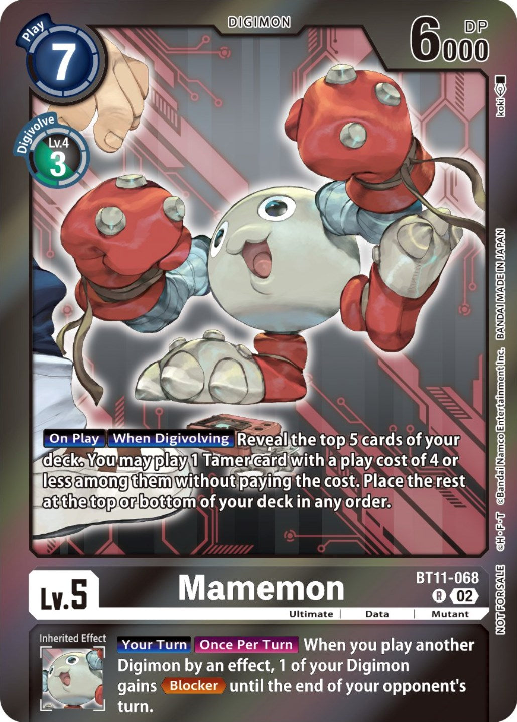 Mamemon (Event Pack 5) [BT11-068] [Dimensional Phase] Foil