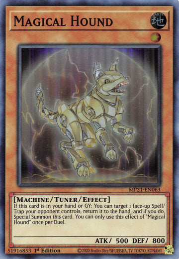 Magical Hound [MP21-EN063] Super Rare - Duel Kingdom