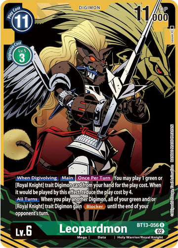 Leopardmon (Alternate Art) [BT13-056] [Versus Royal Knights] Foil