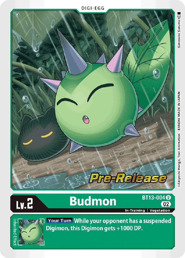 Budmon [BT13-004] [Versus Royal Knight Booster Pre-Release Cards] Foil