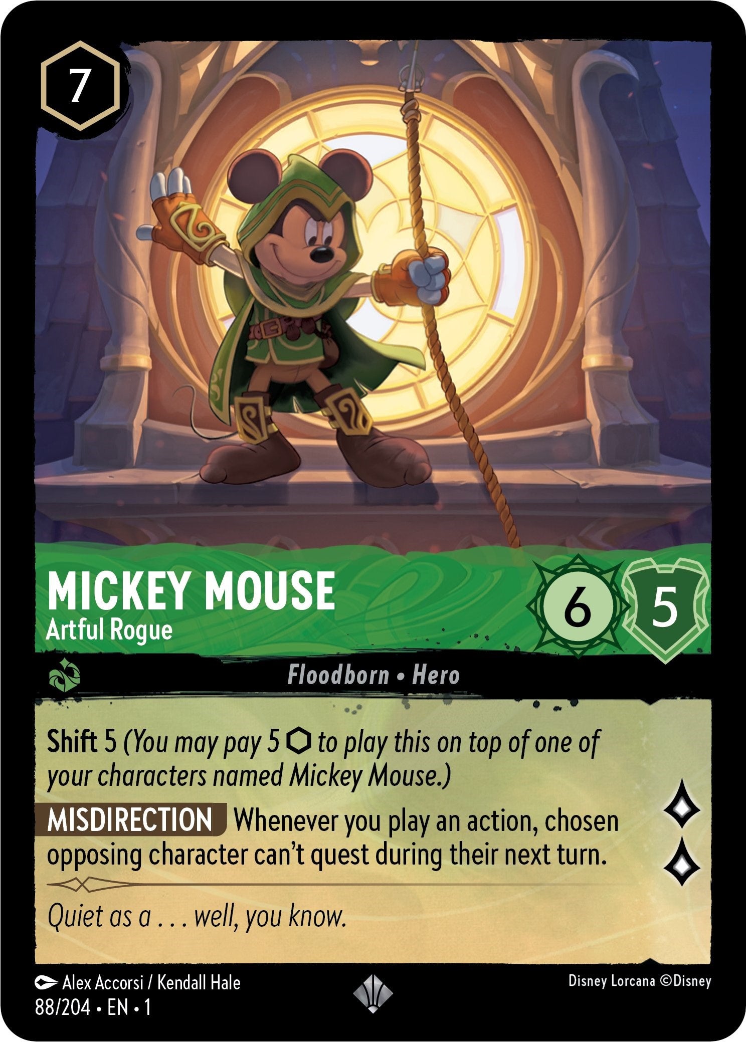 Mickey Mouse - Artful Rogue 88/204 (The First Chapter) Cold Foil