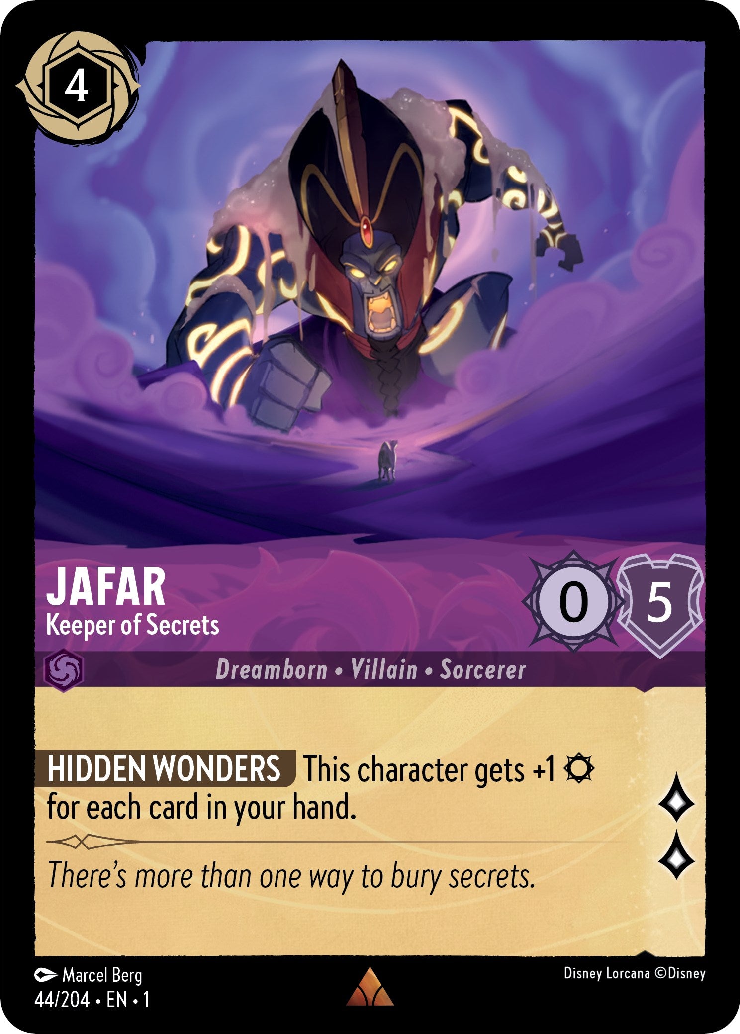 Jafar - Keeper of Secrets 44/204 (The First Chapter) Cold Foil