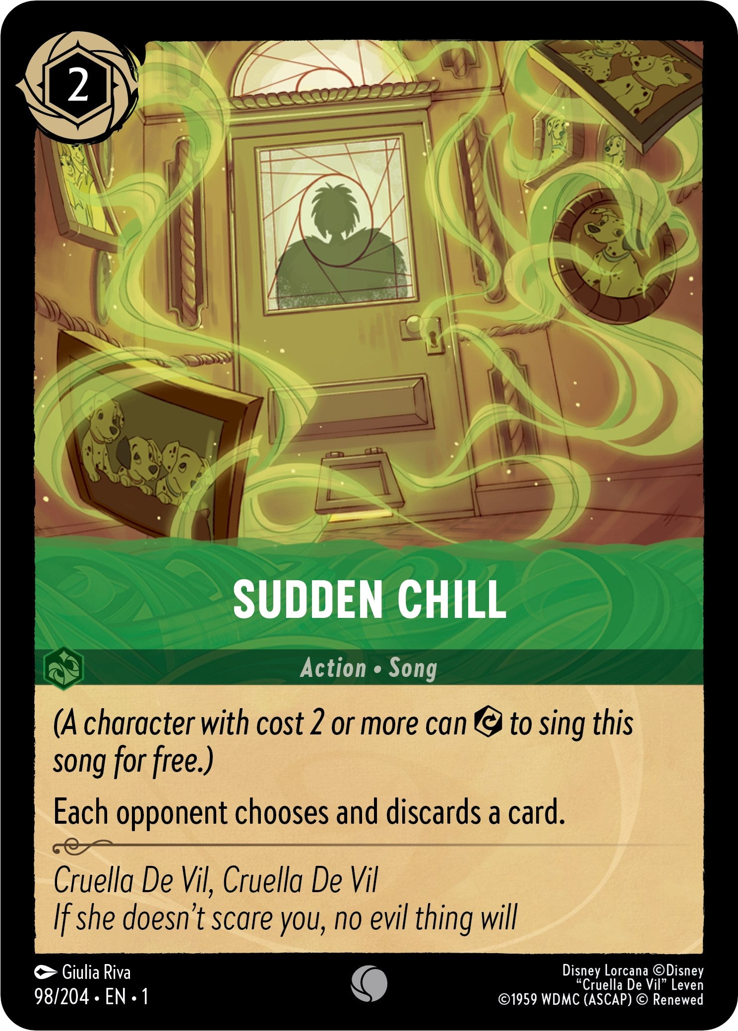 Sudden Chill 98/204 (The First Chapter) Cold Foil