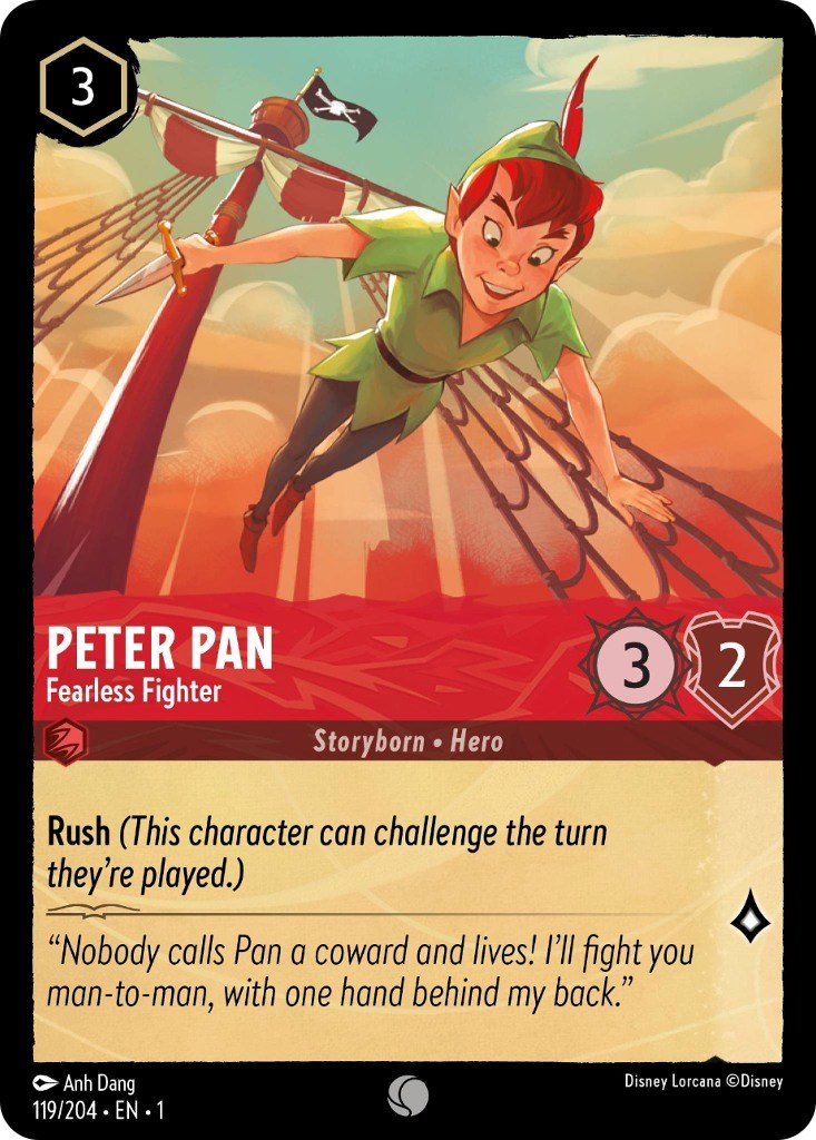 Peter Pan - Fearless Fighter 119/204 (The First Chapter)