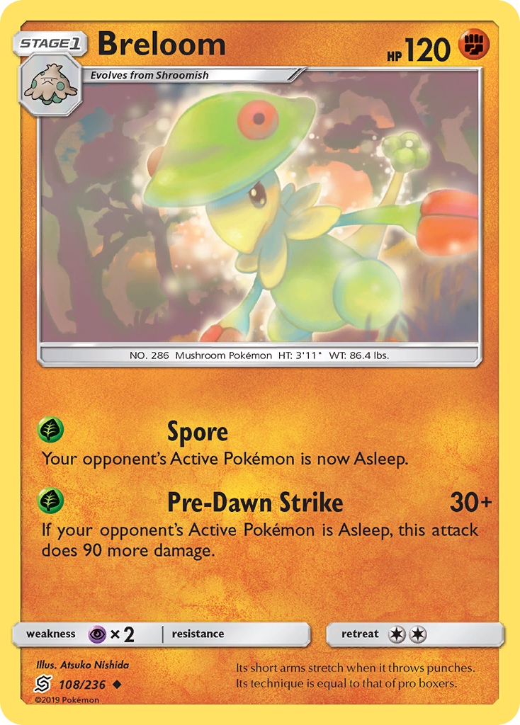 Breloom (108/236) [Sun & Moon: Unified Minds] - Duel Kingdom