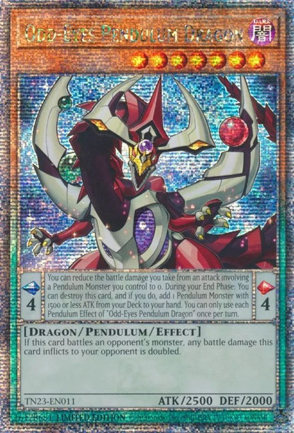 Odd-Eyes Pendulum Dragon [TN23-EN011] - (Quarter Century Secret Rare) Limited