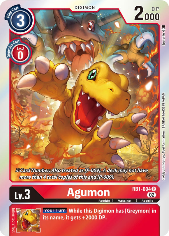 Agumon [RB1-004] [Resurgence Booster] Foil