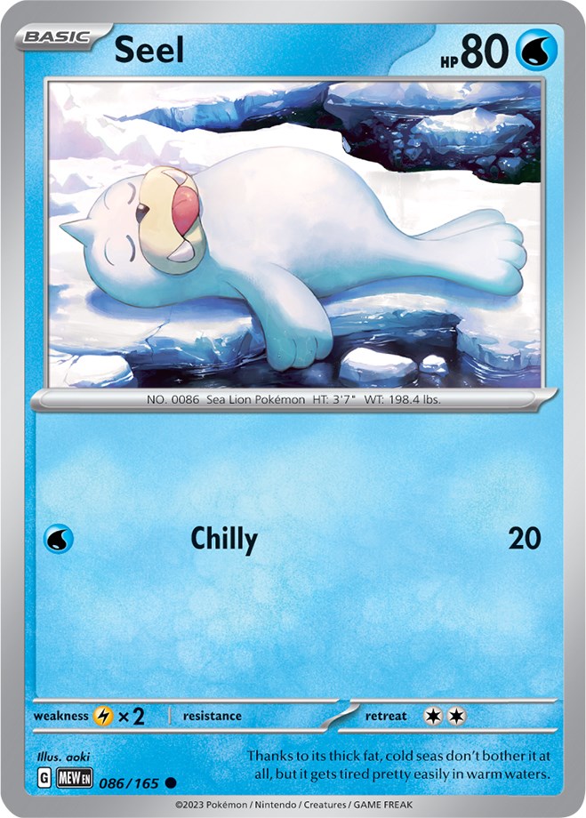 Seel (86/165) [Scarlet & Violet:  151]