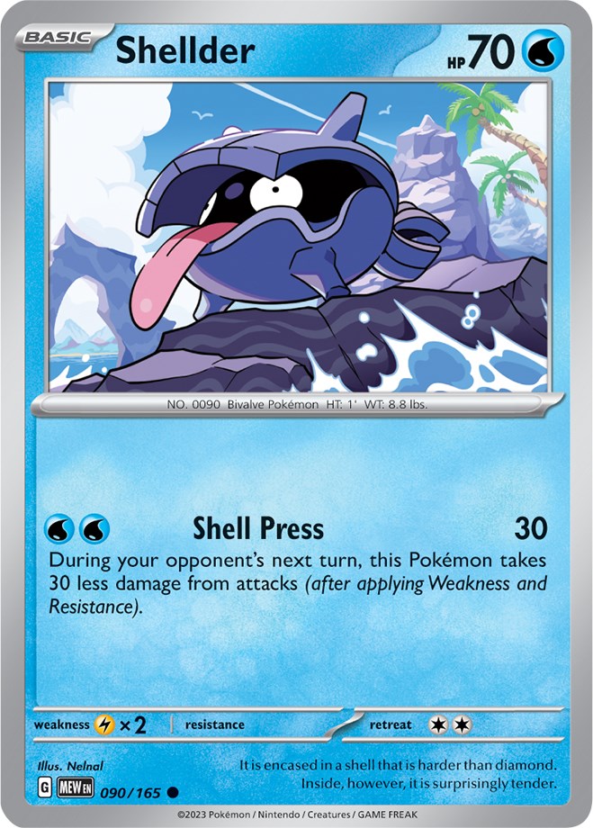 Shellder (90/165) [Scarlet & Violet:  151]