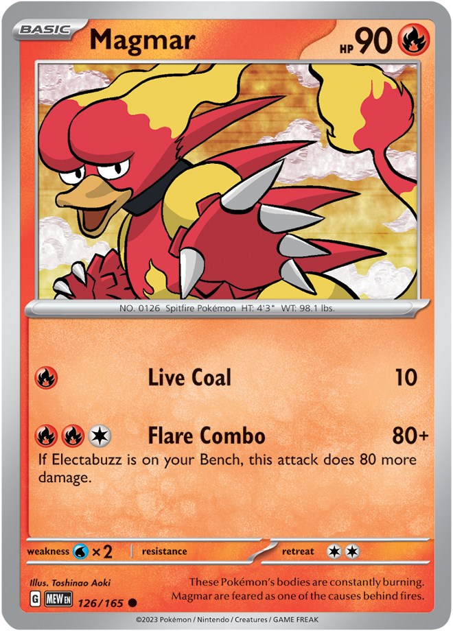 Magmar (126/165) [Scarlet & Violet:  151]