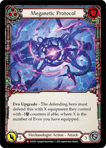 Meganetic Protocol [EVO059] (Bright Lights) Rainbow Foil