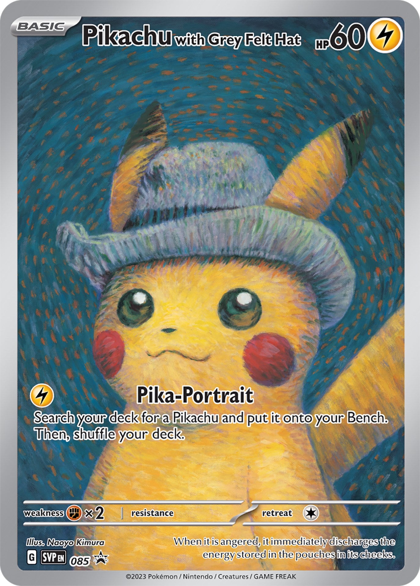 Pikachu with Grey Felt Hat [85] - (SV Scarlet & Violet Promo Cards)