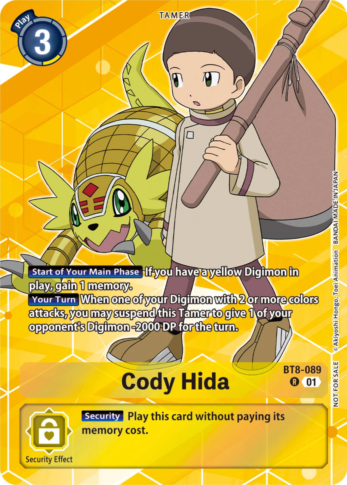 Cody Hida (Tamer Party Pack -The Beginning-) [BT8-089] [New Awakening] Foil