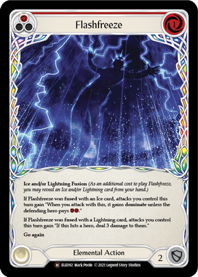 Flashfreeze [U-ELE092] Unlimited Rainbow Foil - Duel Kingdom