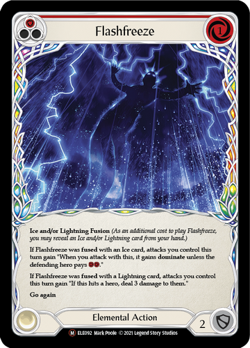 Flashfreeze [U-ELE092] Unlimited Rainbow Foil - Duel Kingdom