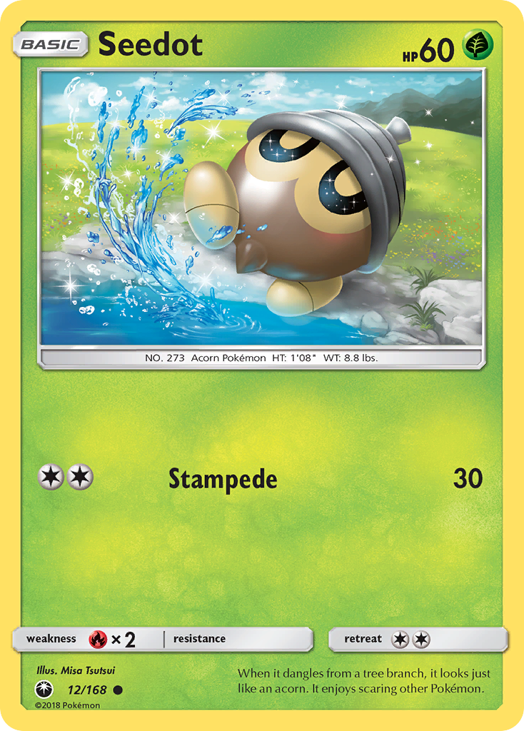 Seedot (12/168) [Sun & Moon: Celestial Storm] - Duel Kingdom