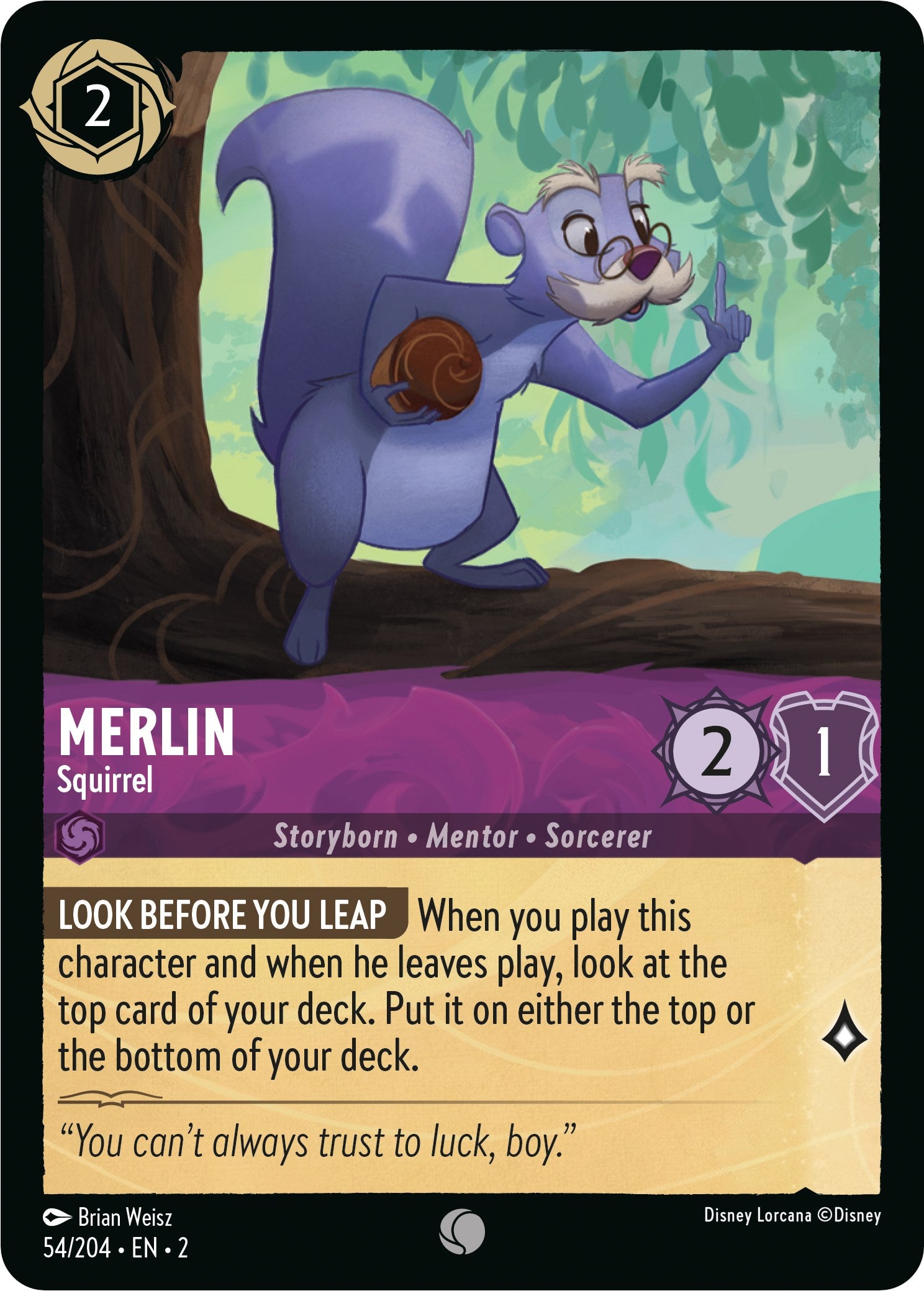 Merlin - Squirrel 54/204 (Rise of the Floodborn) Cold Foil