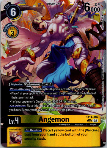 Angemon [BT14-102] [Blast Ace] Foil