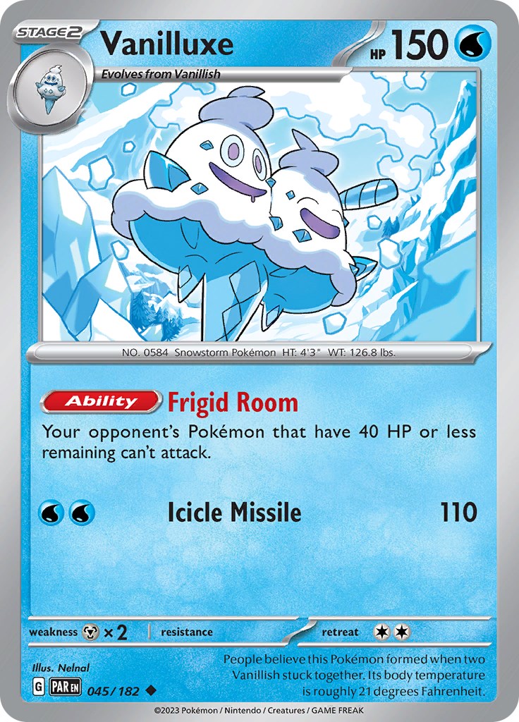 Vanilluxe (045/182) - [Scarlet & Violet: Paradox Rift]