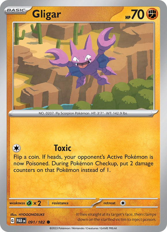 Gligar (091/182) - [Scarlet & Violet: Paradox Rift]
