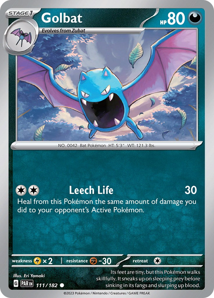 Golbat (111/182) - [Scarlet & Violet: Paradox Rift] Reverse Holofoil