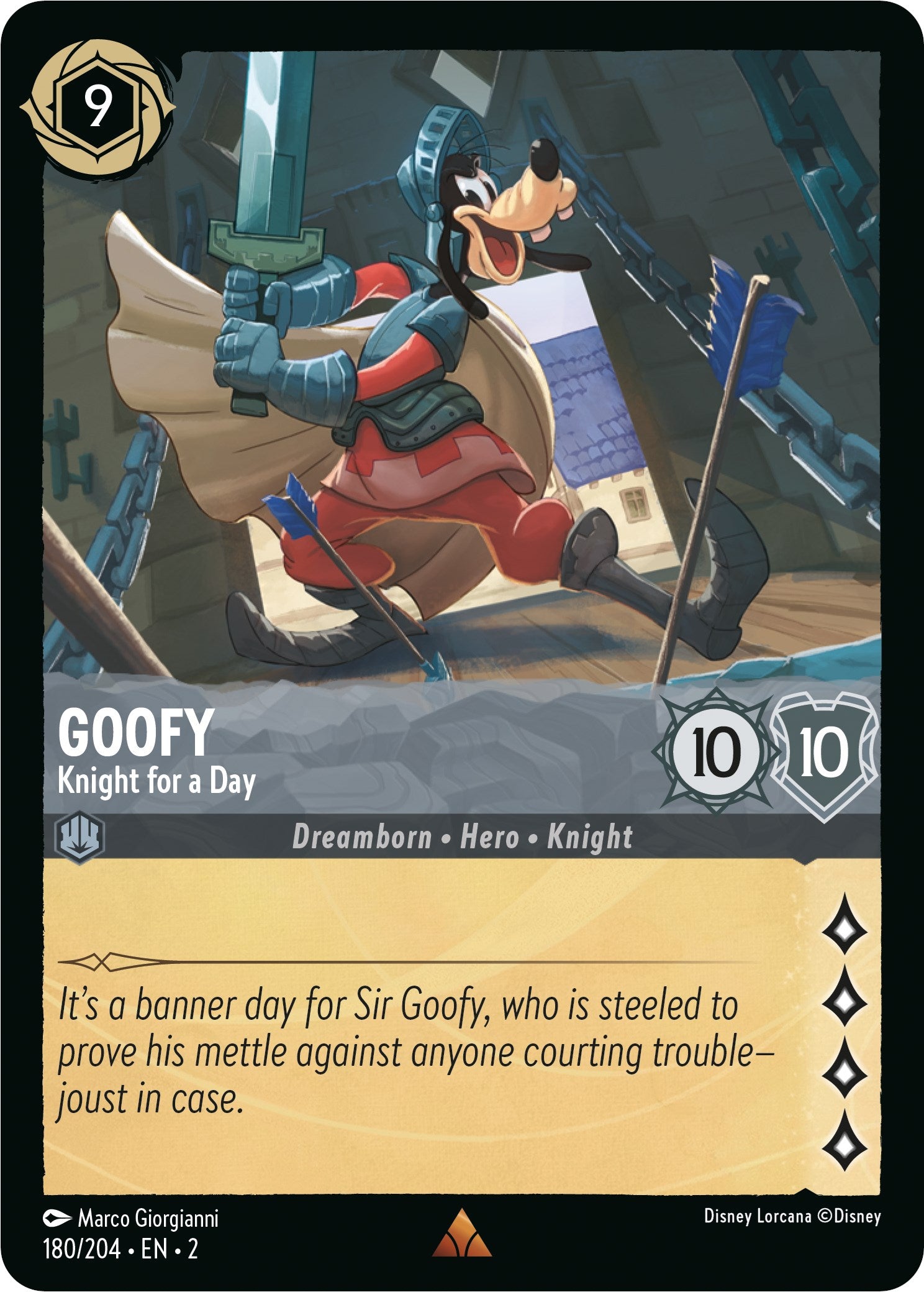 Goofy - Knight for a Day 180/204 (Rise of the Floodborn)