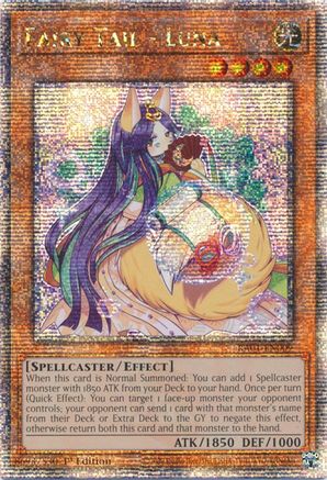 Fairy Tail - Luna (Quarter Century Secret Rare) [RA01-EN009] - (Quarter Century Secret Rare)  1st Edition