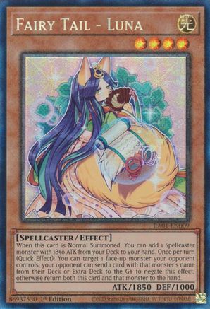 Fairy Tail - Luna  [RA01-EN009] - (Prismatic Collector's Rare)  1st Edition