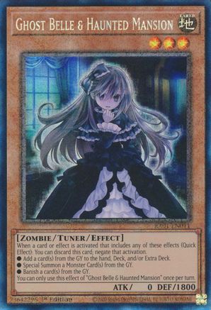 Ghost Belle & Haunted Mansion  [RA01-EN011] - (Prismatic Collector's Rare)  1st Edition