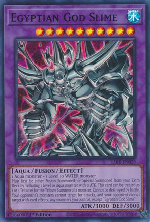 Egyptian God Slime [RA01-EN029] - (Super Rare)  1st Edition